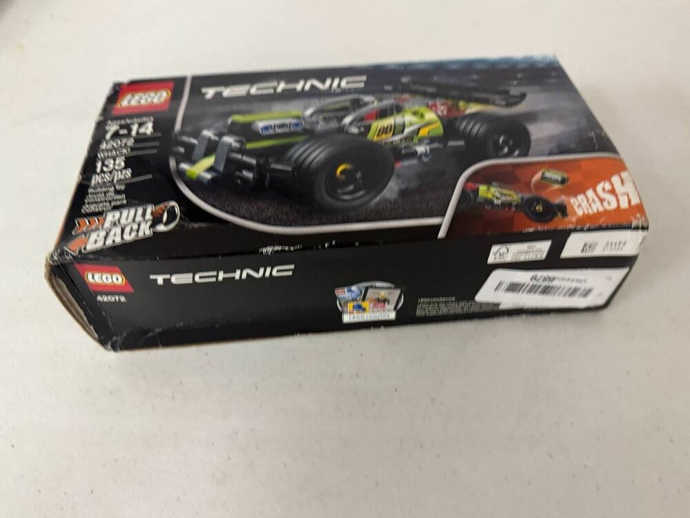 LEGO Technic 42072 Whack Pull Back Race Car Building Toy Set New in Box